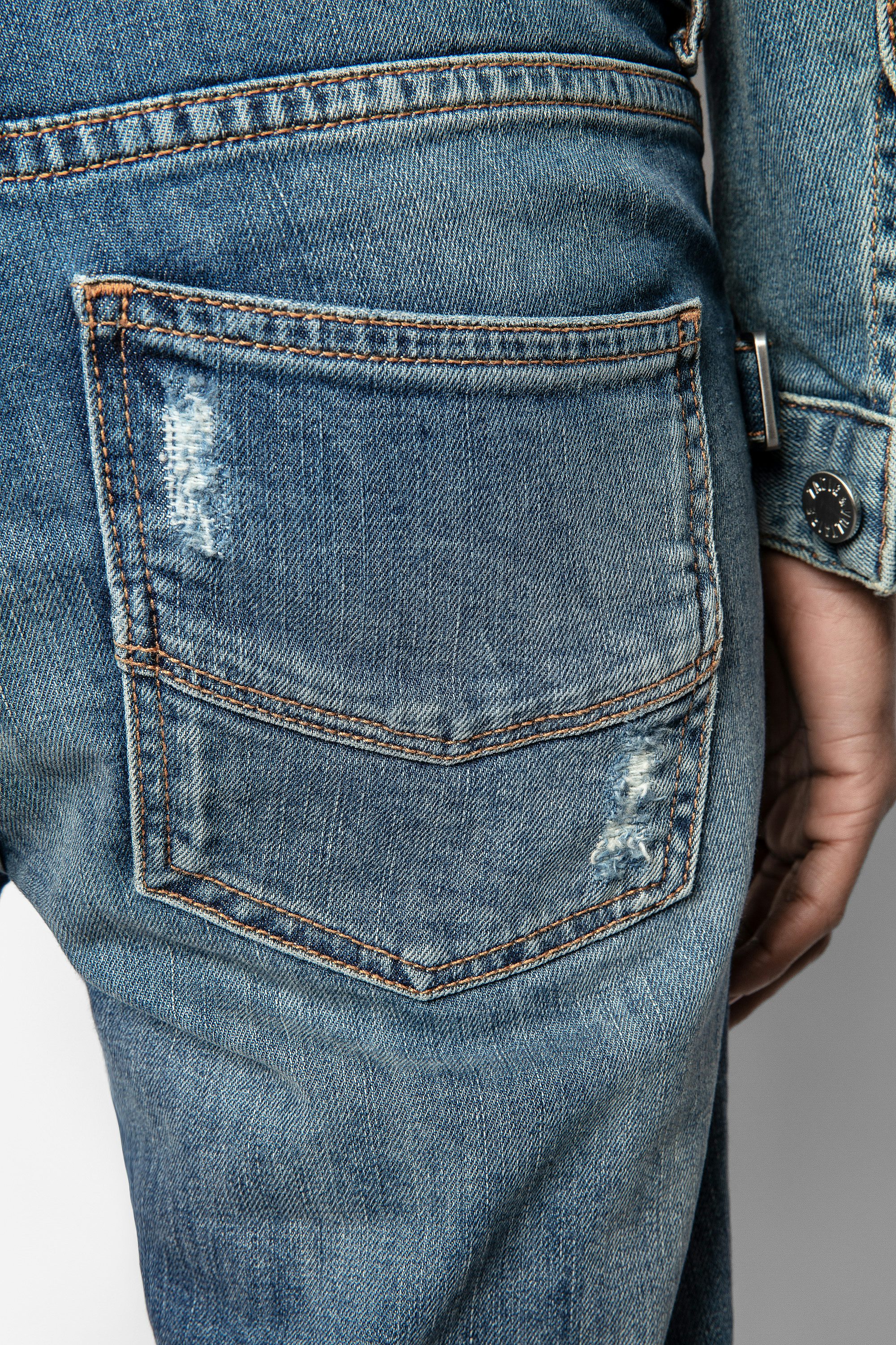 Jeans Eva Use - Jeans effetto usato taglio slim